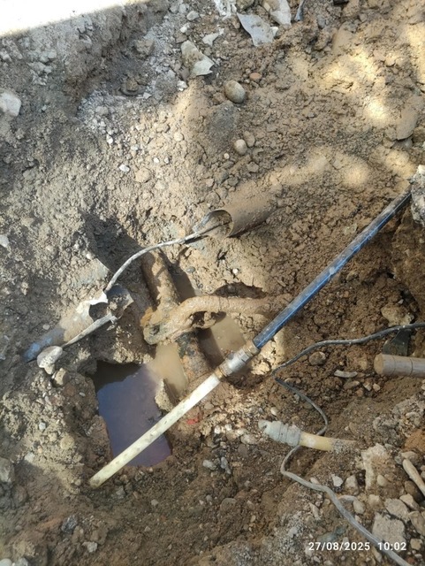 Επιδιόρθωση βλάβης -  Οδός  Χατζηγρηγοριάδη